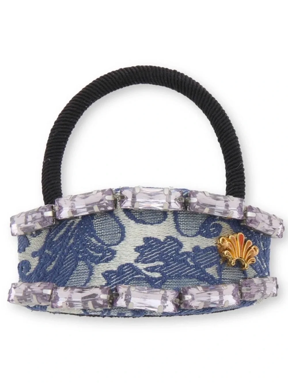 Lele Sadoughi, NWTs imperial blue Embellished Headband & matching hair tie set